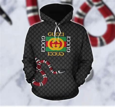 gucci snake hoodie black|Gucci hoodie black.